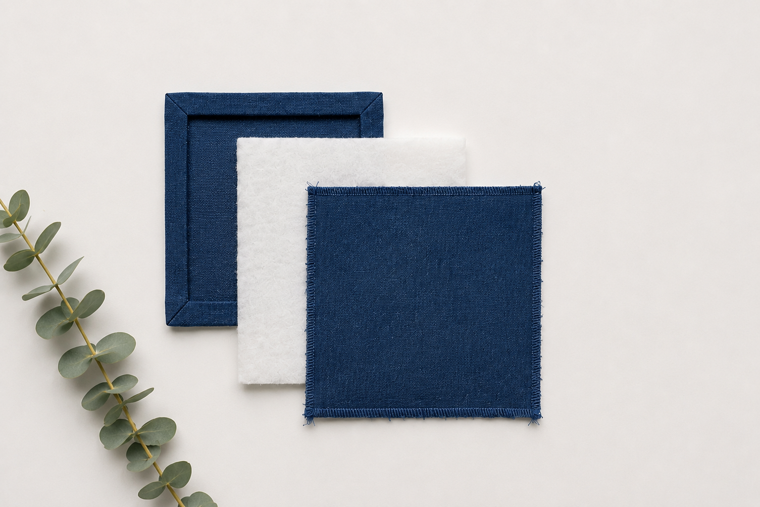 Coaster Embroidery Kit - Set of 4
